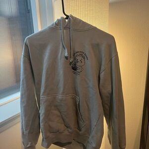 Light blue Graphic Hoodie